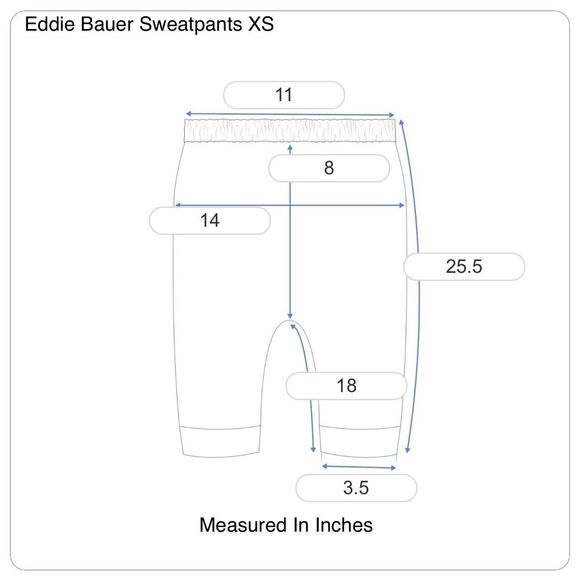 Eddie Bauer Girls Summit Pants Sweatpants Elastic Waist Tapered Hem Gray Size XS - Picture 9 of 9